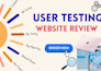 do user testing website review ios andriod app testing and give detailed report